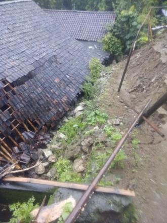 Diguyur Hujan, Wilayah Wonolelo Terjadi Banjir dan Longsor